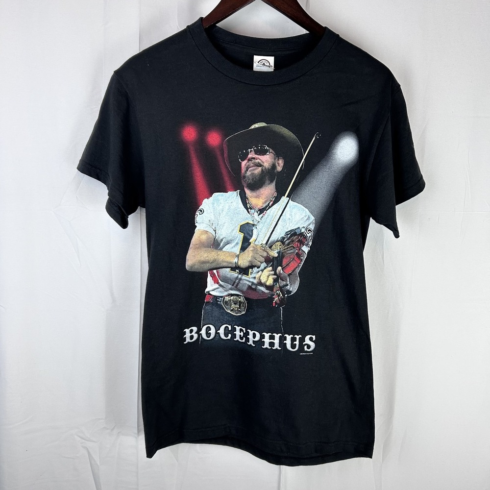 Vintage Bocephus Hank Williams Jr Shirt Mens Small Black Rowdy Friends Tour 2009